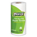 100% Premium Recycled Kitchen Roll Towels, 2-Ply, 11 x 9, White, 60 Sheets, 15 Rolls/Carton