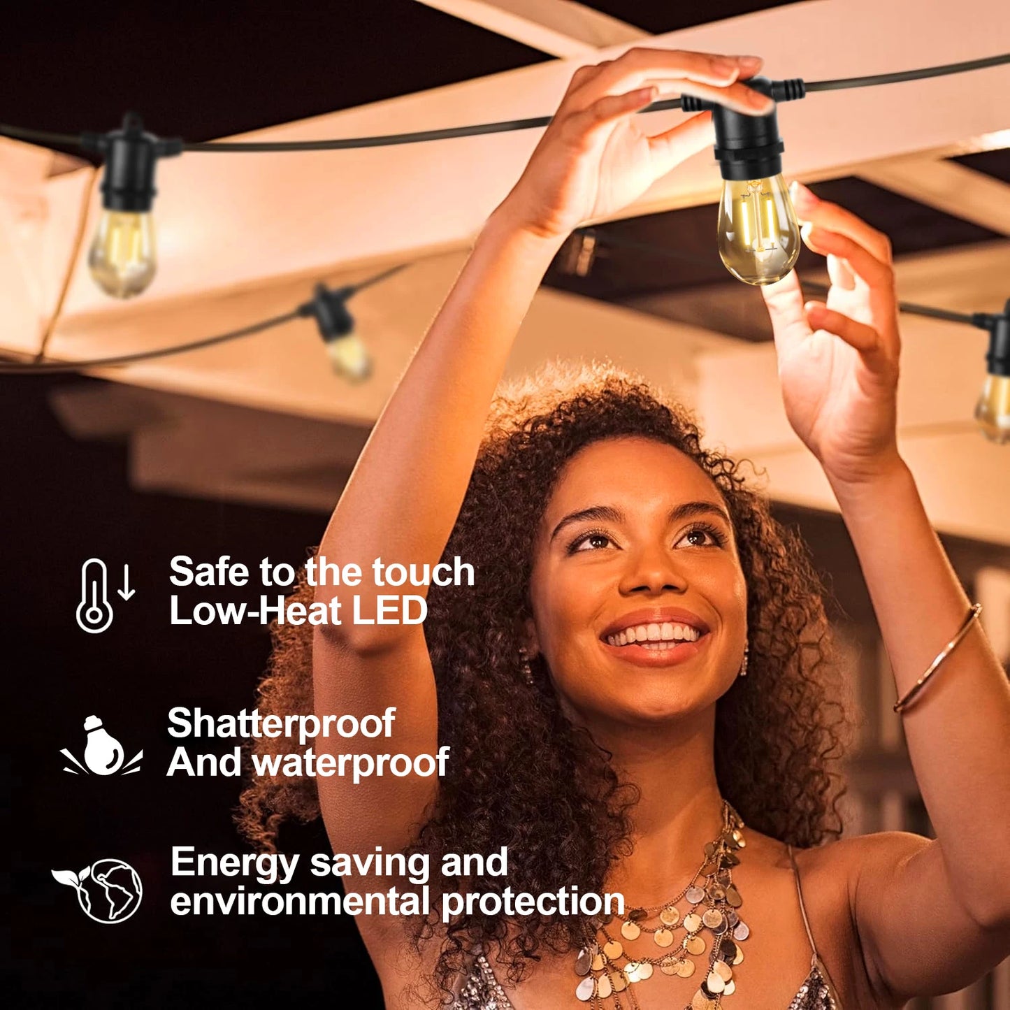 LED S14 Outdoor String Lights